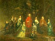 Sir Joshua Reynolds the eliot family USA oil painting artist